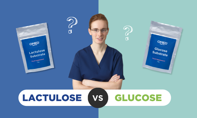 What's the difference between lactulose and glucose when you test for SIBO?