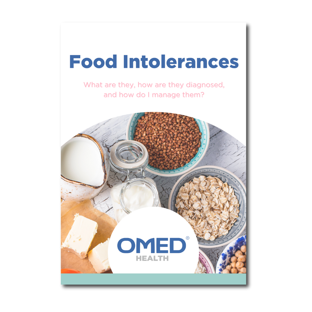 Front cover of the food intolerance eBook