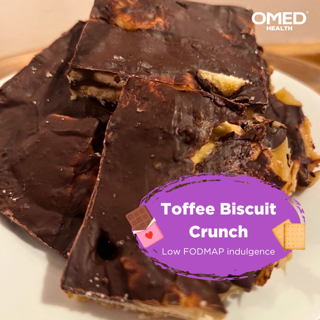 Low Fodmap Toffee Biscuit Crunch Omed Health