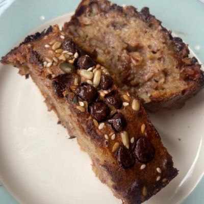 Chocolate banana bread - low fodmap