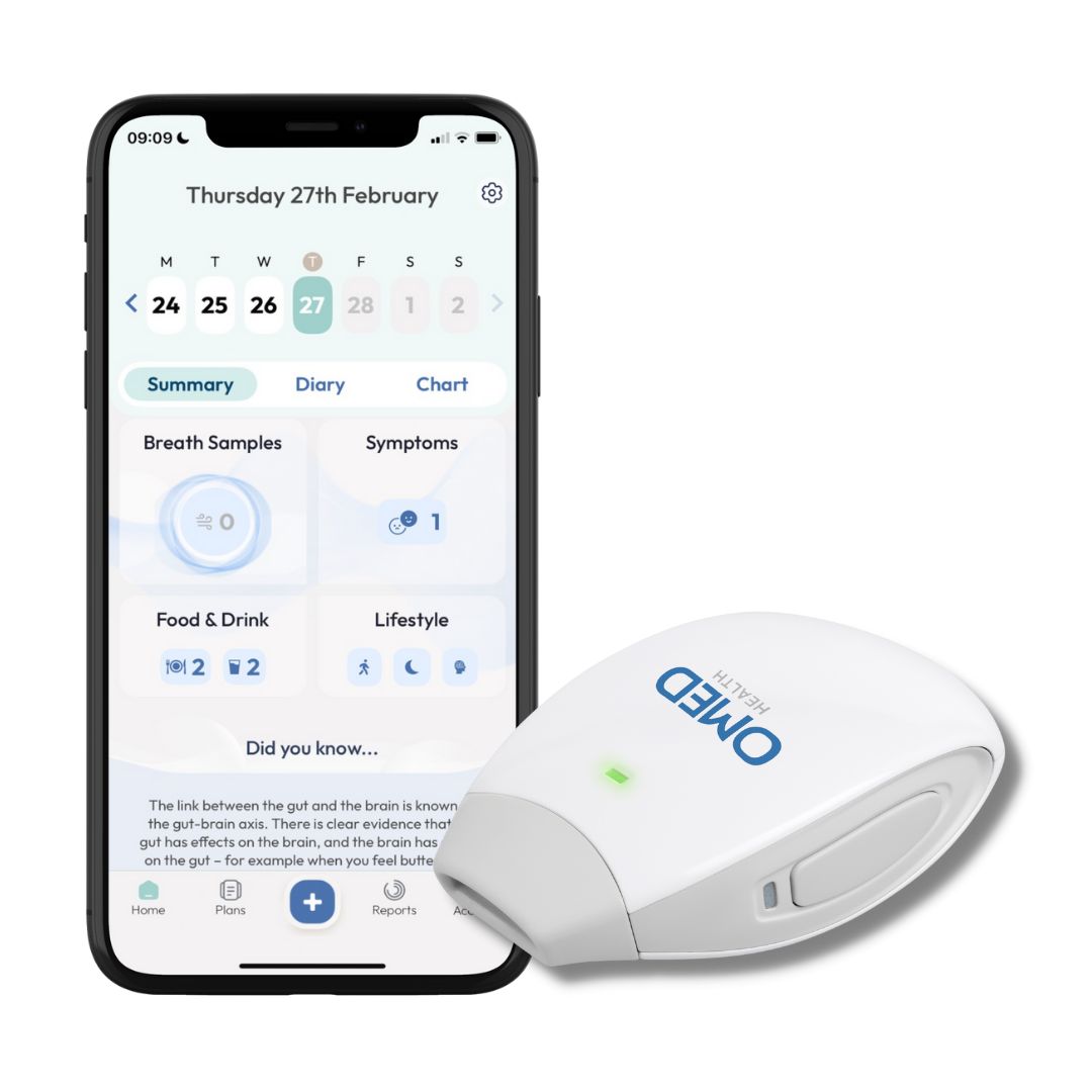 OMED Health Breath Analyzer and App